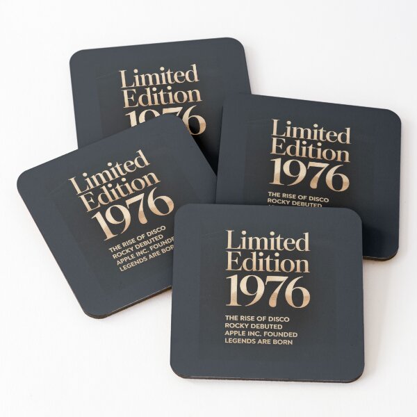 Item preview, ✨Limited Edition 1976 — Luxury Gold Black Birthday Print, Born in 1976 Gift, 50th Birthday, Disco Era Nostalgia designed and sold by CheersTOGETHER.