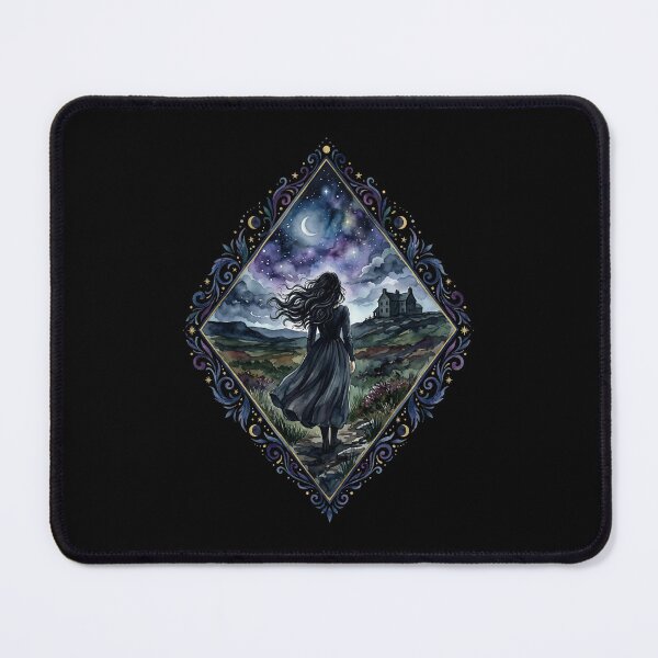 Item preview, Emily Bronte Gothic Romance Wuthering Heights Starry Night Moors designed and sold by Fenay Designs.