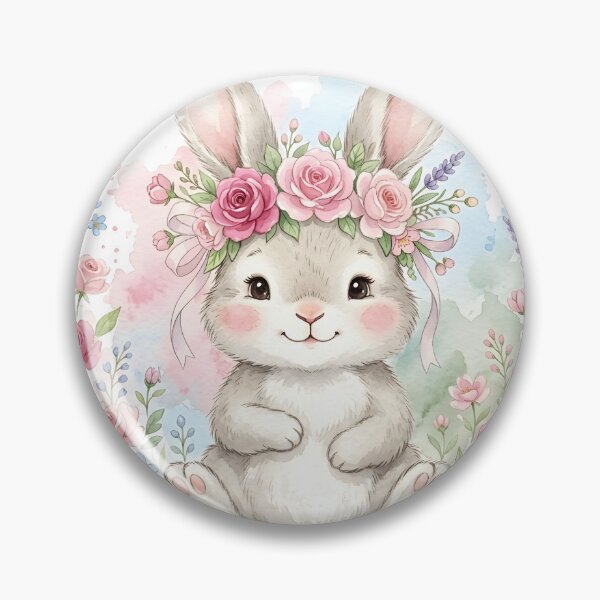 Item preview, Floral Bunny designed and sold by Art Wing Prints.