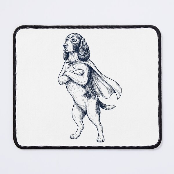 Item preview, Vintage English Springer Spaniel Hero Superhero Dog Lover designed and sold by DoodleTortle.