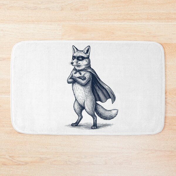 Item preview, Vintage Fox Hero Superhero Animal Lover designed and sold by DoodleTortle.