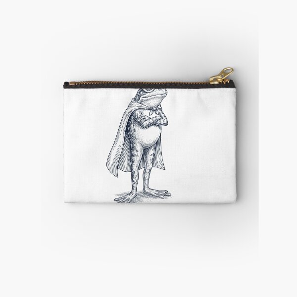 Item preview, Vintage Frog Hero Superhero Animal Lover designed and sold by DoodleTortle.