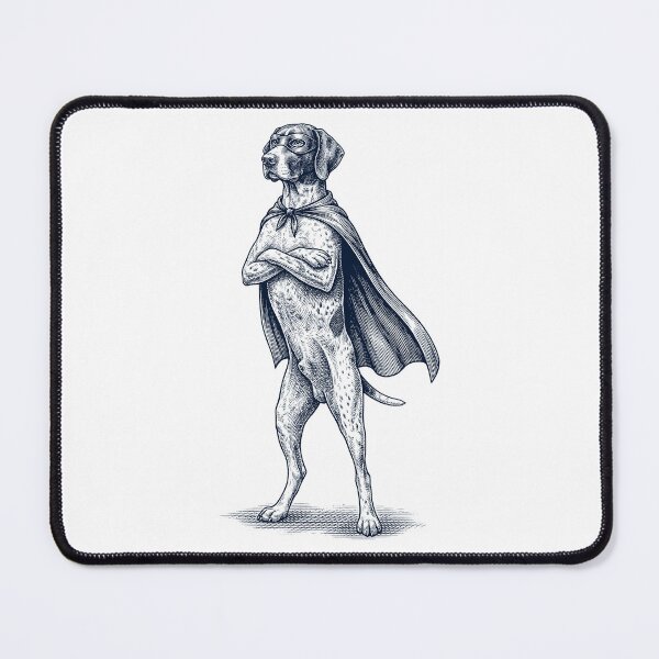 Item preview, Vintage German Shorthaired Pointer Hero Superhero Dog Lover designed and sold by DoodleTortle.