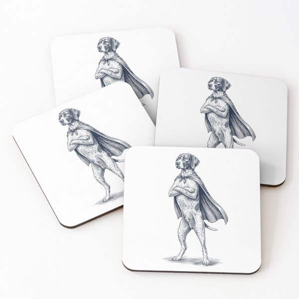 Item preview, Vintage German Shorthaired Pointer Hero Superhero Dog Lover designed and sold by DoodleTortle.