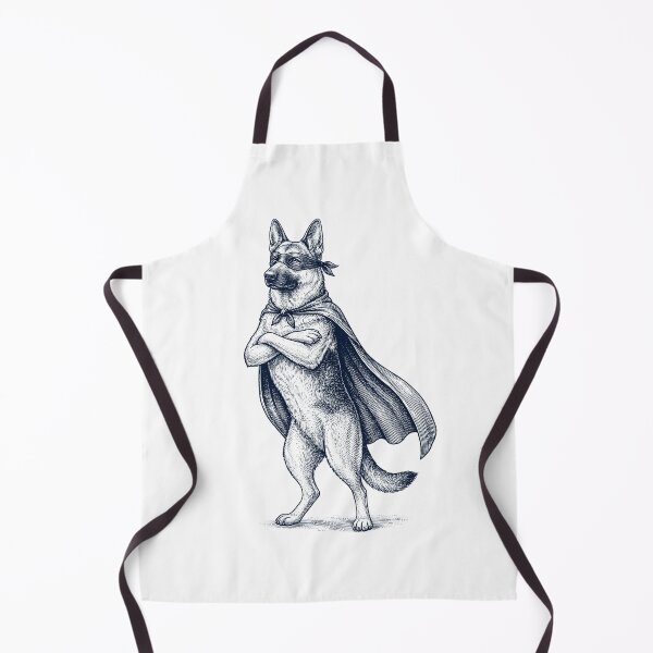 Item preview, Vintage German Shepherd Hero Superhero Dog Lover designed and sold by DoodleTortle.