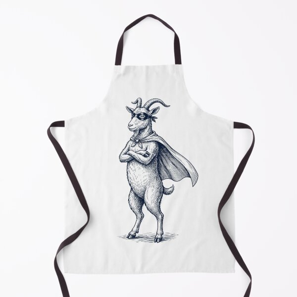 Item preview, Vintage Goat Hero Superhero Animal Lover designed and sold by DoodleTortle.