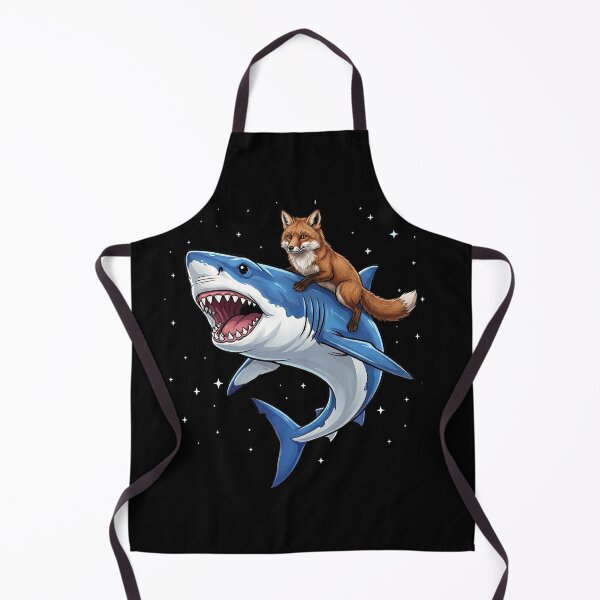 Item preview, Funny Fox Riding Shark Animal Lover designed and sold by TerryConnells.