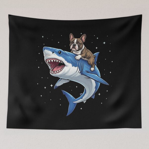 Item preview, Funny French Bulldog Shark Dog Mom Dad Lover designed and sold by TerryConnells.