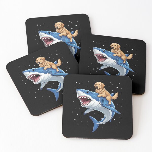 Item preview, Funny Golden Retriever Shark Dog Mom Dad Lover designed and sold by TerryConnells.