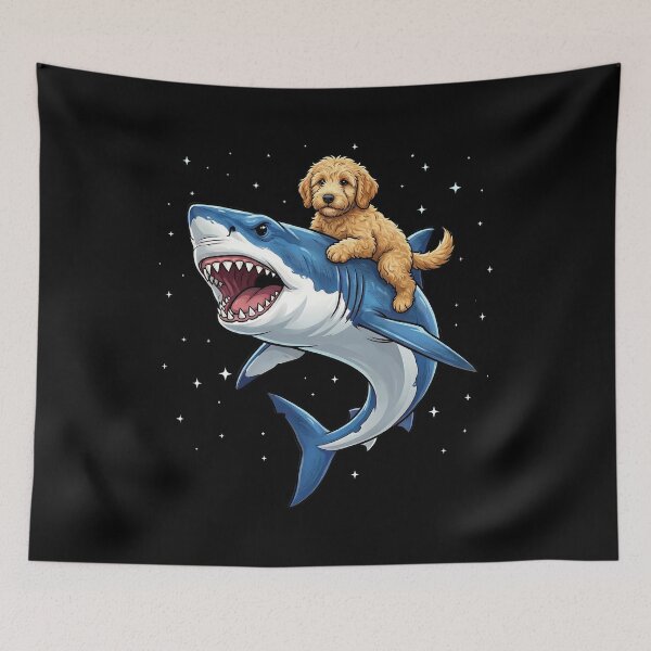 Item preview, Funny Goldendoodle Shark Dog Mom Dad Lover designed and sold by TerryConnells.