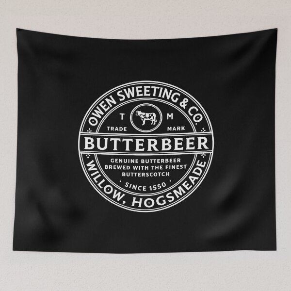 Item preview, Vintage Butterbeer NEW STYLE Brew Retro Tavern Style Emblem Label designed and sold by w1ckerman.