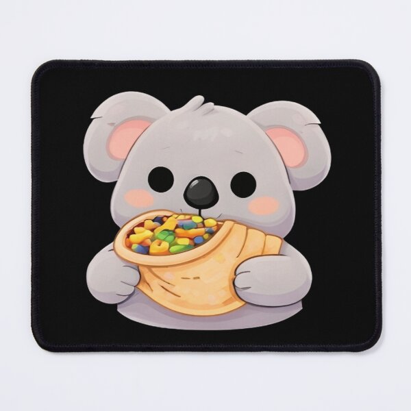Item preview, Kawaii Koala Eating Crunchy Taco - Cute Chibi Bear Mexican Food designed and sold by Trendora90.