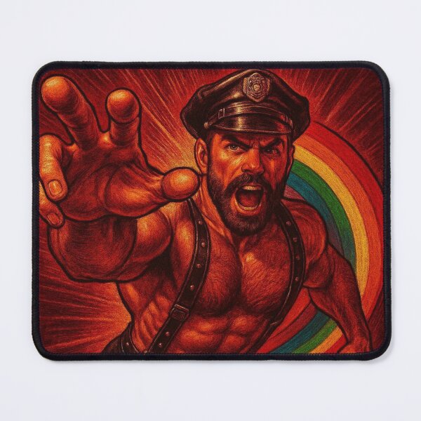 Item preview, Leather Pride Commander Gay Pride Art Design designed and sold by ItsAKinkThing.