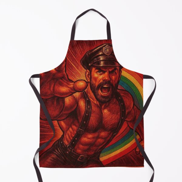 Item preview, Leather Pride Commander Gay Pride Art Design designed and sold by ItsAKinkThing.