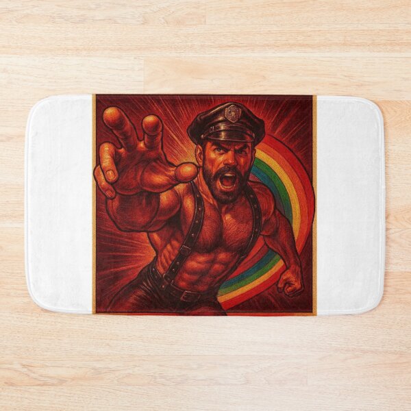 Item preview, Leather Pride Commander Gay Pride Art Design designed and sold by ItsAKinkThing.