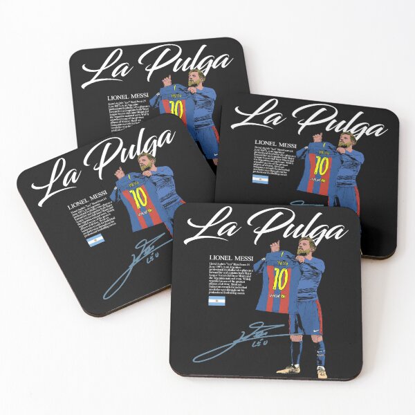 Item preview, The Flea, number 10, Barcelona player, Argentina designed and sold by NF Designs Studio DTF.