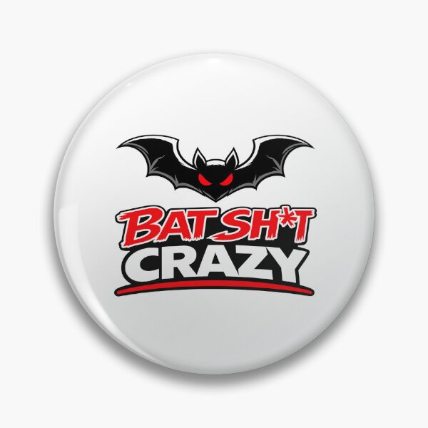 Item preview, Batshit Crazy With Bat Mascot On Top designed and sold by BSCI Designs.