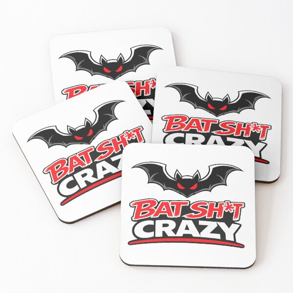 Item preview, Batshit Crazy With Bat Mascot On Top designed and sold by BSCI Designs.