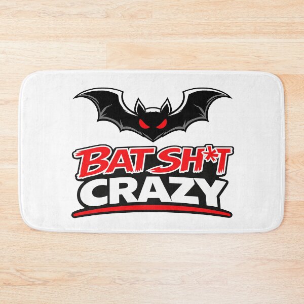 Item preview, Batshit Crazy With Bat Mascot On Top designed and sold by BSCI Designs.