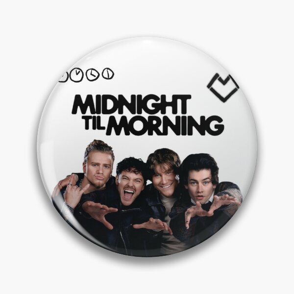 Item preview, Midnight Til Morning Poster Design with icons  designed and sold by Gabriella  Goldberg.