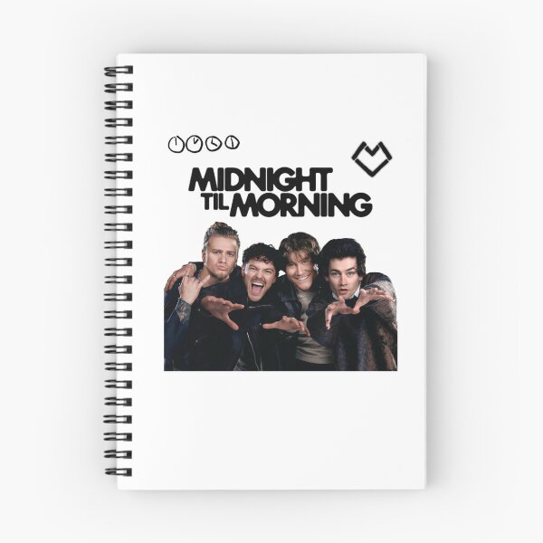 Item preview, Midnight Til Morning Poster Design with icons  designed and sold by Gabriella  Goldberg.