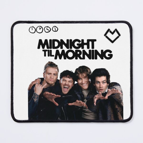 Item preview, Midnight Til Morning Poster Design with icons  designed and sold by Gabriella  Goldberg.