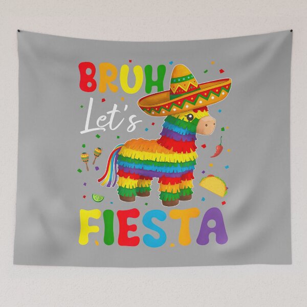 Item preview, Bruh Lets Fiesta Cinco Mayo Pinata Funny Mexican Boy Men Kid  designed and sold by KathieFaugh.