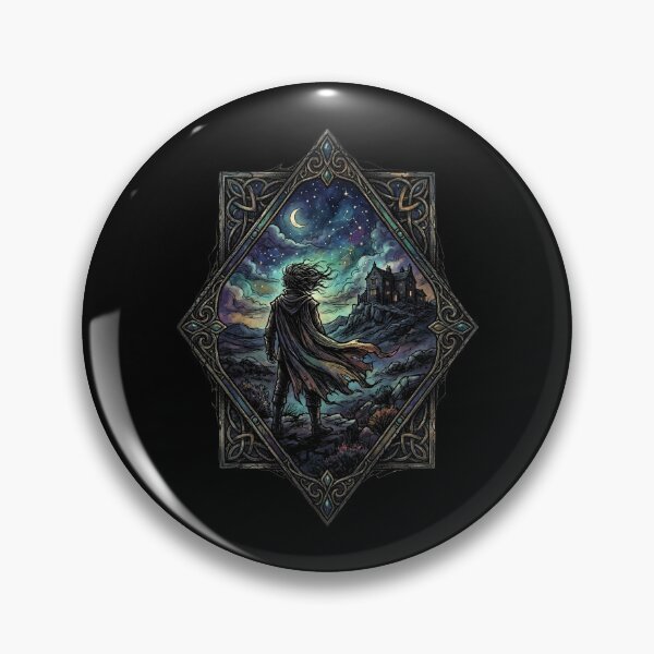 Item preview, Heathcliff on the Moors Wuthering Heights Gothic Romance Art designed and sold by Fenay Designs.
