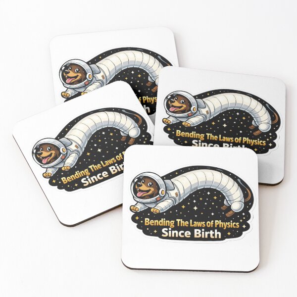 Item preview, Dachshund Astronaut Bending The Laws of Physics Since Birth designed and sold by Gentlestate.