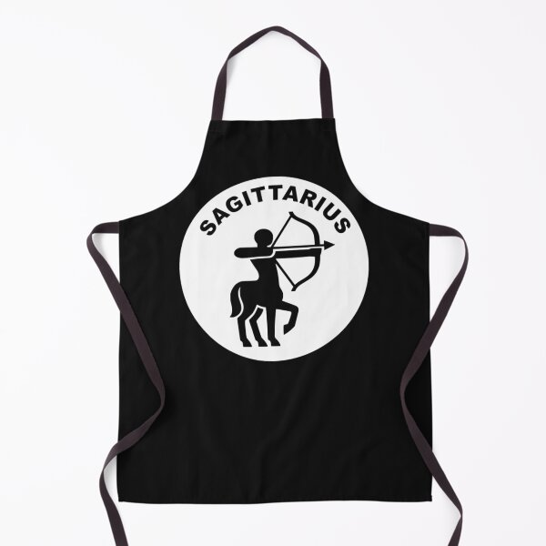 Item preview, Sagittarius Archer - Zodiac Sign In Negative Circle Bold Art designed and sold by The Bold Line Studio.