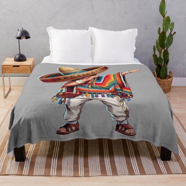 Item preview, 2025 Happy Party Mexican Boy Dabbing Poncho Cinco de Mayo designed and sold by KathieFaugh.