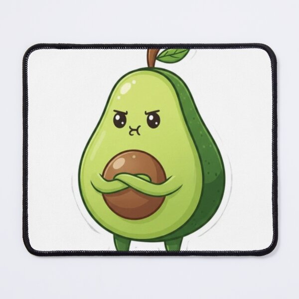 Item preview, Pouting Avocado Cute Kawaii Fruit Sticker designed and sold by Dakochaaan.