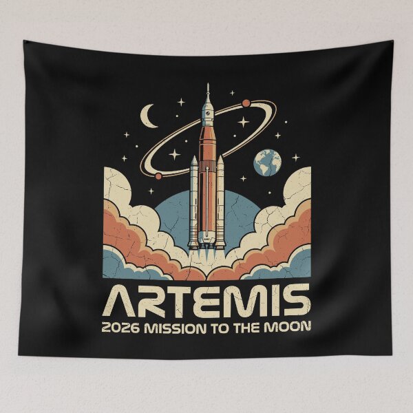 Item preview, Artemis II Mission To The Moon 2026 Space designed and sold by varioarts.