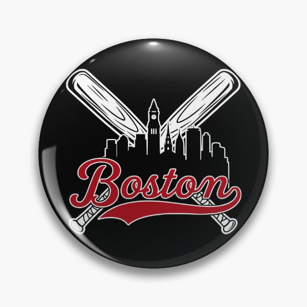 Item preview, Retro Boston Baseball Fan City Skyline designed and sold by Imaginationbeyond.