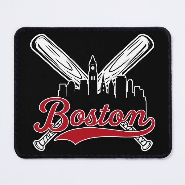 Item preview, Retro Boston Baseball Fan City Skyline designed and sold by Imaginationbeyond.