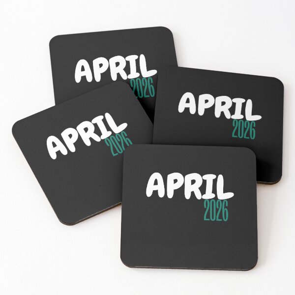 Artikelvorschau, Ästhetisches Design für April 2026 | Geburtstagsgeschenk für April | Minimalistische Kalenderkunst entworfen und verkauft von MKFantasies.