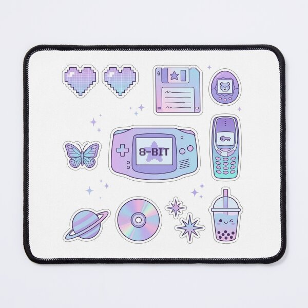 Item preview, 90s 00s Retro Kawaii Tech Aesthetic Sticker Pack - Pastel Y2K Nostalgia designed and sold by Csstoree.