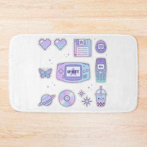 Item preview, 90s 00s Retro Kawaii Tech Aesthetic Sticker Pack - Pastel Y2K Nostalgia designed and sold by Csstoree.