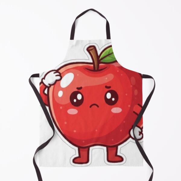 Item preview, Confused Apple Cute Reaction Sticker designed and sold by Dakochaaan.