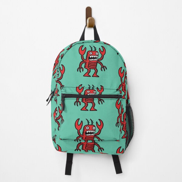 Item preview, lobster robot monster in simplistic bold line art designed and sold by Mike Kiev art.