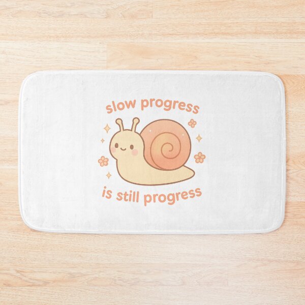 Item preview, Diseño motivacional de un lindo caracol que avanza lentamente designed and sold by Snacky Paws.