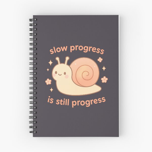 Item preview, Cute Snail Slow Progress Motivational Design designed and sold by Snacky Paws.