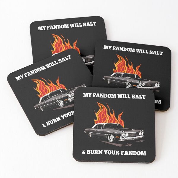 Item preview, My Fandom Will Salt And Burn Your Fandom Funny SPN Fan Rivalry designed and sold by Say It With Ink.