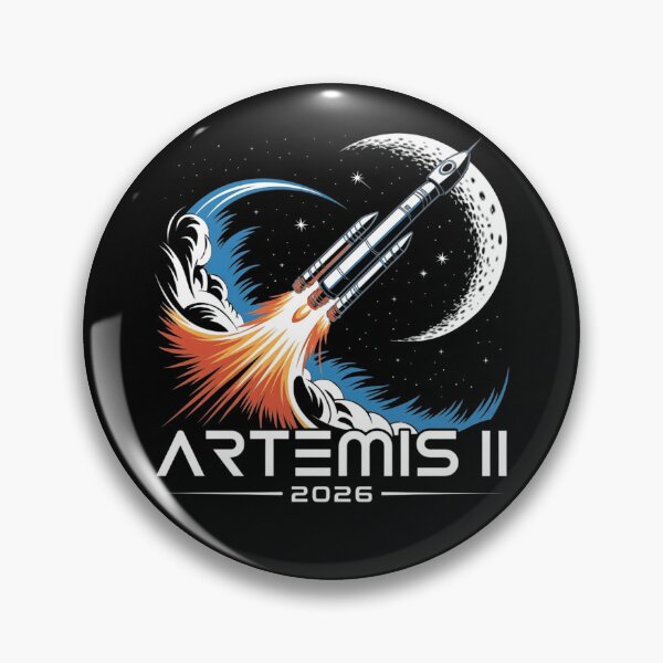Item preview, Artemis II Launch to The Moon 2026 T-Shirt designed and sold by ChockletBoy.