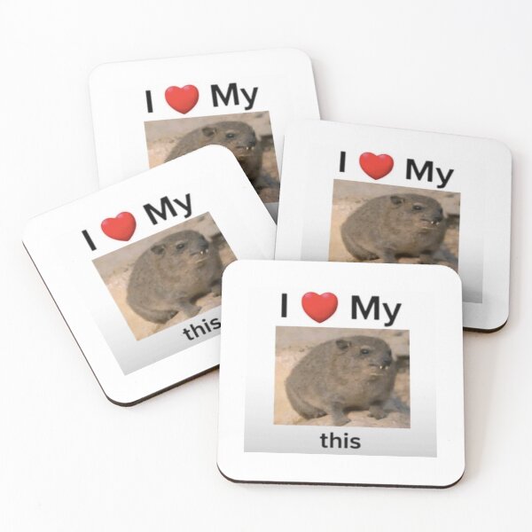 Item preview, i love my hyrax designed and sold by cloudzer0000.