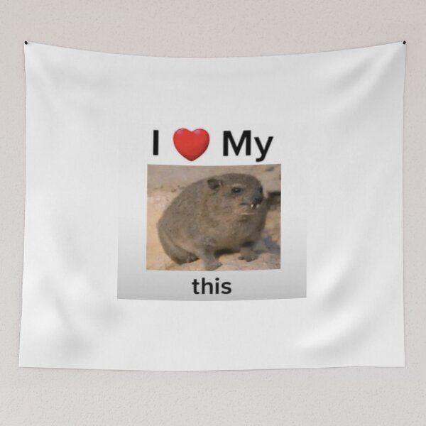 Item preview, i love my hyrax designed and sold by cloudzer0000.