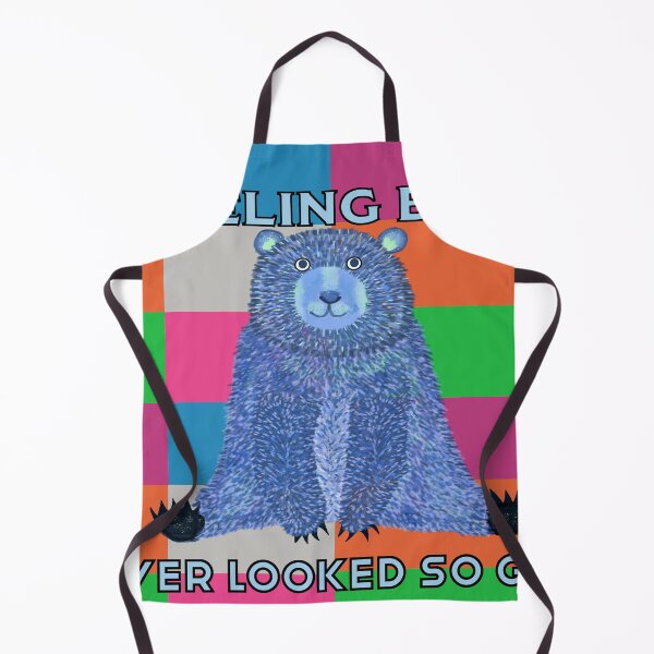 Item preview, Feeling Blue Bear – Feeling Blue Never Looked So Good designed and sold by MidModMagic.