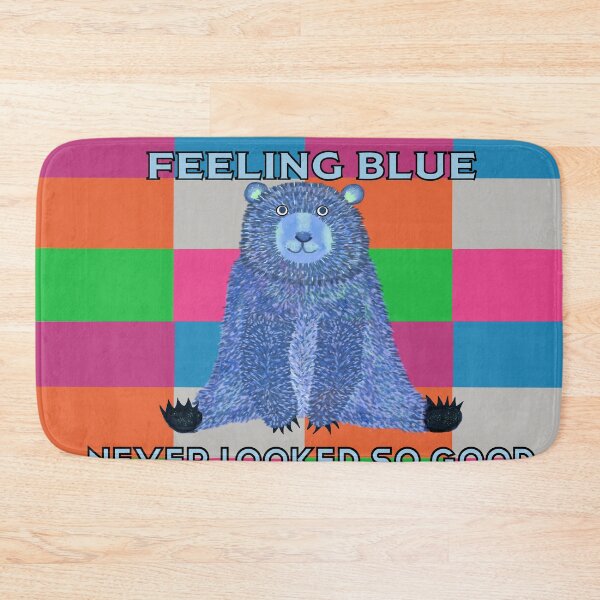 Item preview, Feeling Blue Bear – Feeling Blue Never Looked So Good designed and sold by MidModMagic.