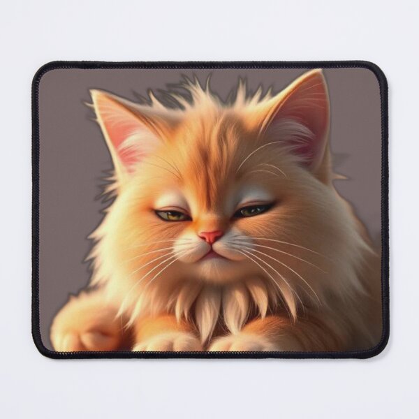Item preview, adorable cute ginger cat pretending to be asleep designed and sold by Tpac-goods.