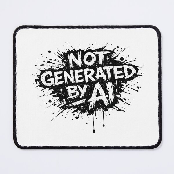 Item preview, Not Generated by AI Punk Sticker designed and sold by Antonrec86.
